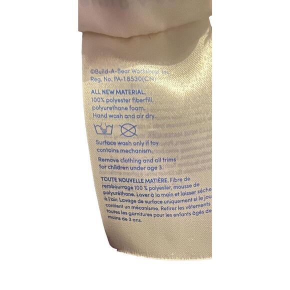 Build-A-Bear Workshop Multicolor Rainbow Pastel Bear Plush Stuffed Animal Toy - Picture 4 of 11